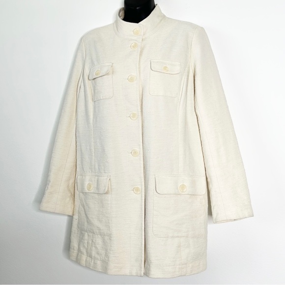 J Jill Cotton Blend Jacket - Picture 14 of 14